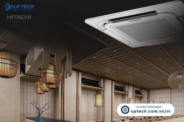 Cassette Hitachi: Giải pháp điều hòa âm trần tối ưu cho mọi cấu hình hệ thống