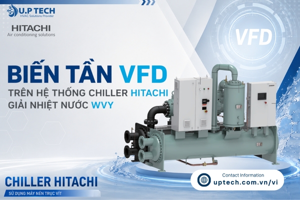 Đánh giá công nghệ biến tần VFD trên hệ thống Chiller Hitachi giải nhiệt nước WVY