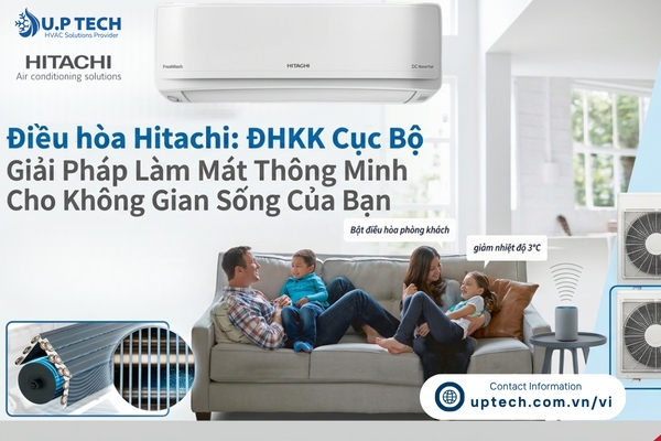 Điều Hòa Hitachi: ĐHKK Cục Bộ Mang Giải Pháp Làm Mát Thông Minh Và Bền Bỉ