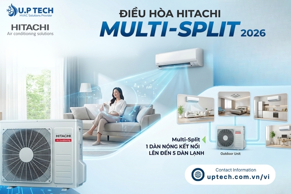 Điều hòa Hitachi Multi-Split 2026: Đột phá với cảm biến AI mắt thần thông minh