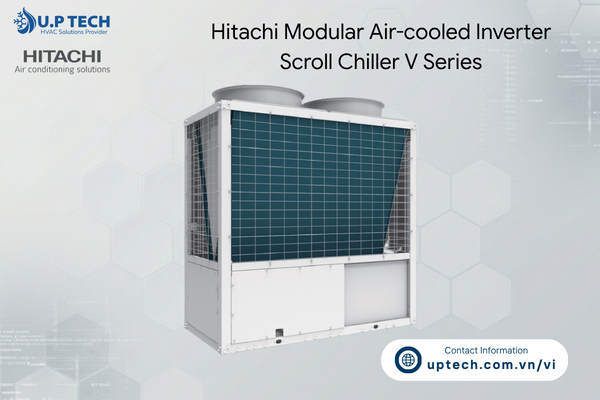 Hitachi Modular Air-cooled Inverter Scroll Chiller V Series